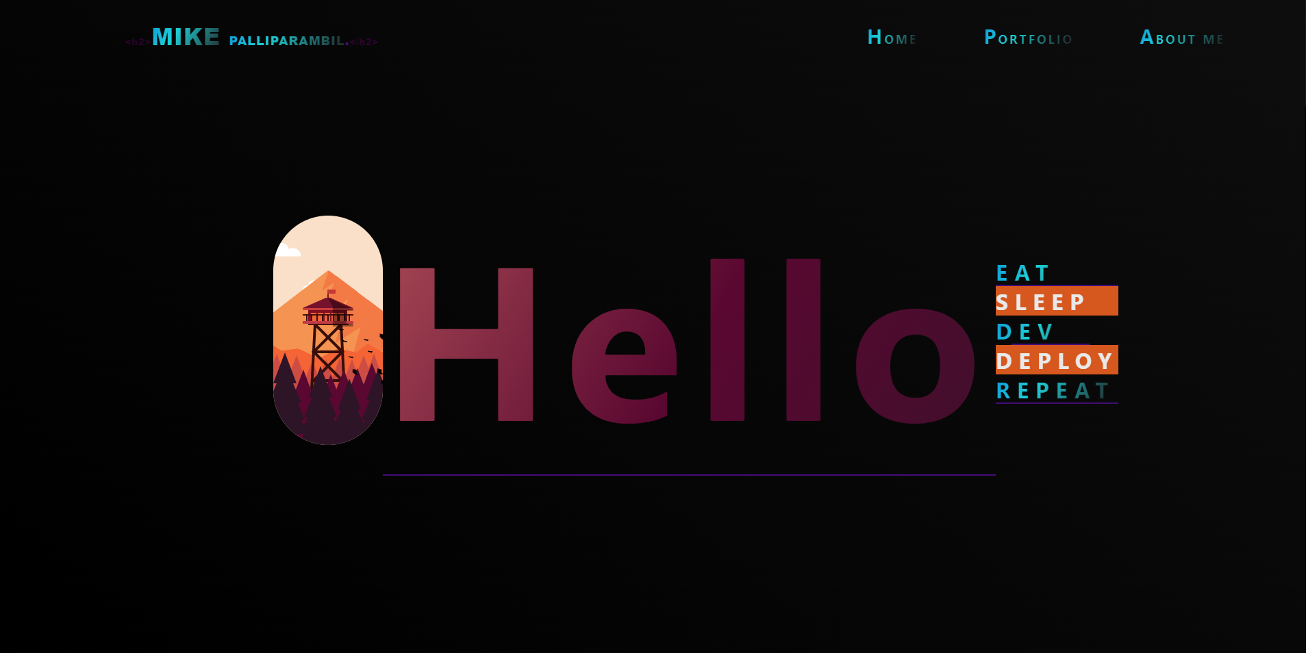 Old Portfolio Website 1